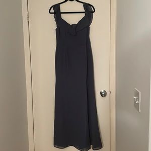 Azazie Sophie Dress Stormy